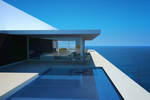modern pool ocean Anaheim California 
